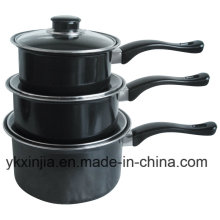 Aço Carbono de Alumínio Anti-Stick Sauce Pan Cookare Set